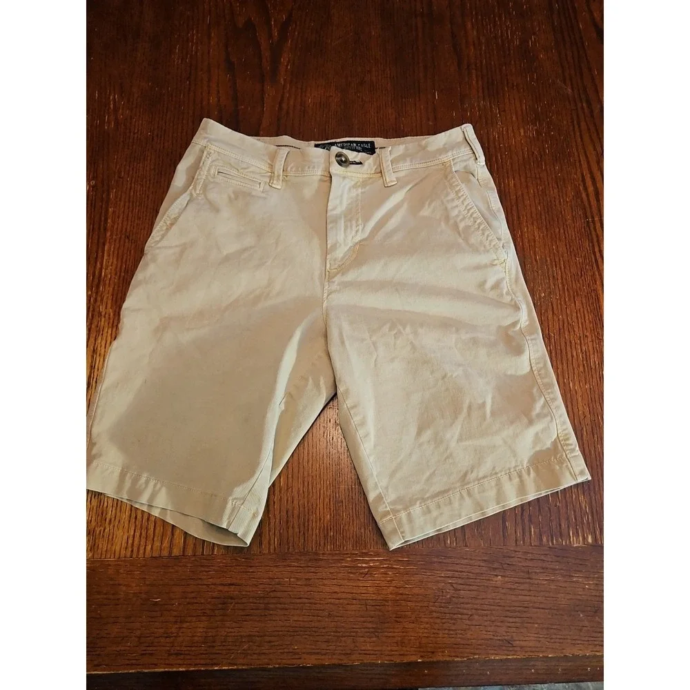 American Eagle Kaiki Slim 360 Extreme Flex Chino Shorts Size 26‎ (A327)